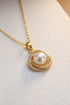 Promise Pearl Halo Necklace