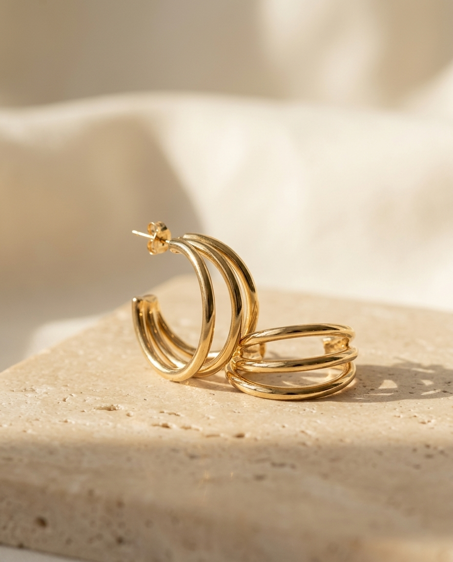 ALTUNA The Muse Hoops — alternate editorial view