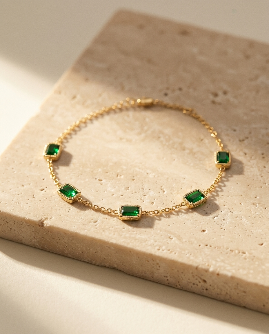 Émeraude Royale Bracelet